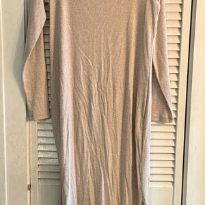 Old Navy Gray Long Sleeve Dress